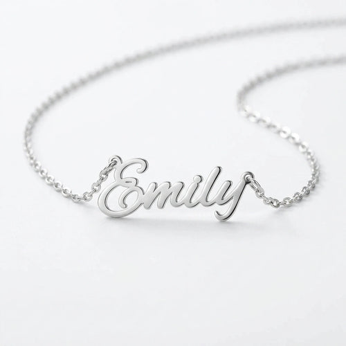 The Signature Nameplate – Custom Handcrafted Necklace