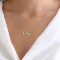 The Signature Nameplate – Custom Handcrafted Necklace